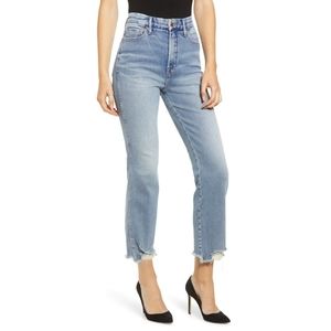 NWT 33 |Good Curve high waist fray hem